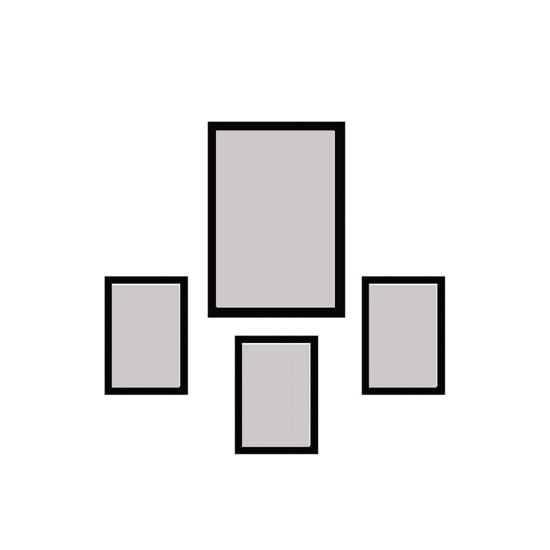 قاب عکس بکلیت مدل 215-138 مجموعه 4 عددی