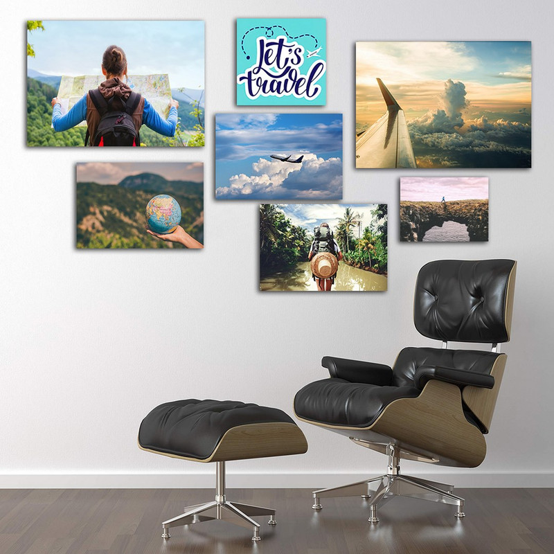 تابلو شاسی بکلیت طرح کمپینگ و اسب سواری مدل SH-915 مجموعه 7 عددی