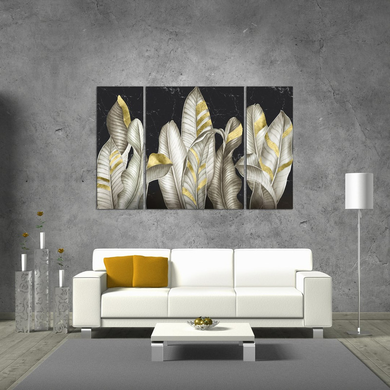 تابلو شاسی بکلیت طرح برگ مدل SH-458 مجموعه 3 عددی