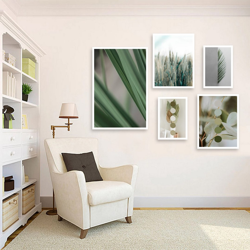 تابلو بکلیت مدل طرح مزرعه گندم زار W-1030  مجموعه 5 عددی