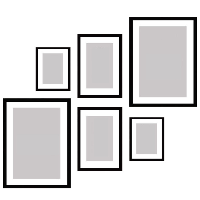 قاب عکس بکلیت مدل پاسپارتو 215-90 مجموعه 6 عددی