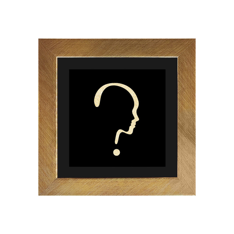 تابلو بکلیت طرح دکوری علامت سوال مدل T-73