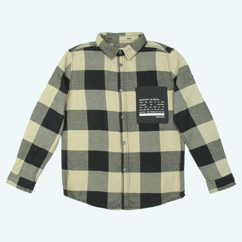 پیراهن پسرانه سی اند ای مدل چهارخانه کد PK-CA-Bi-011