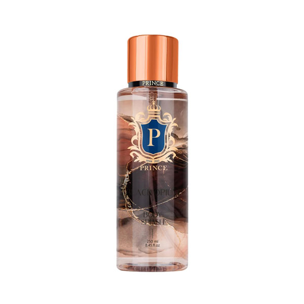 بادی اسپلش مردانه پرنس رایحه بلک اوپیوم