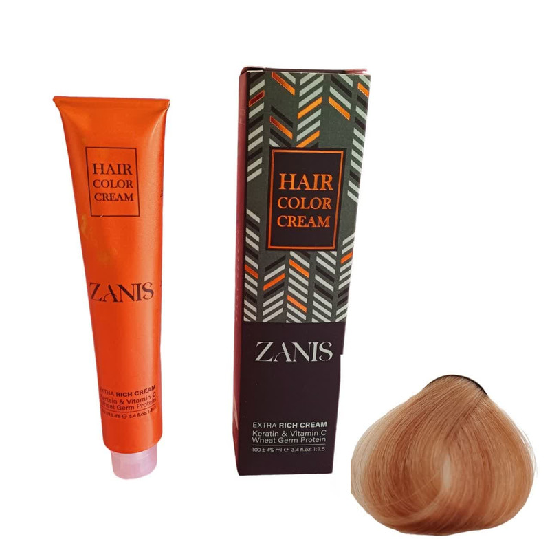 رنگ مو زانیس شماره 9.0 حجم 100 میلی لیتر رنگ بلوند خیلی روشن