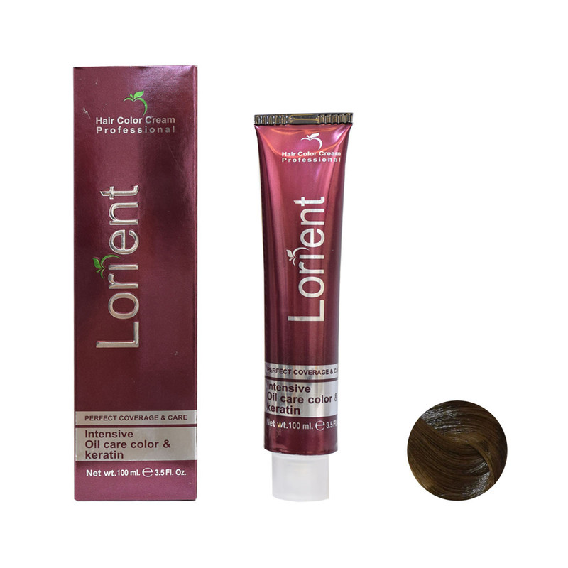 رنگ مو لورینت شماره M5 حجم 100 میلی لیتر رنگ بلوند زیتونی تیره