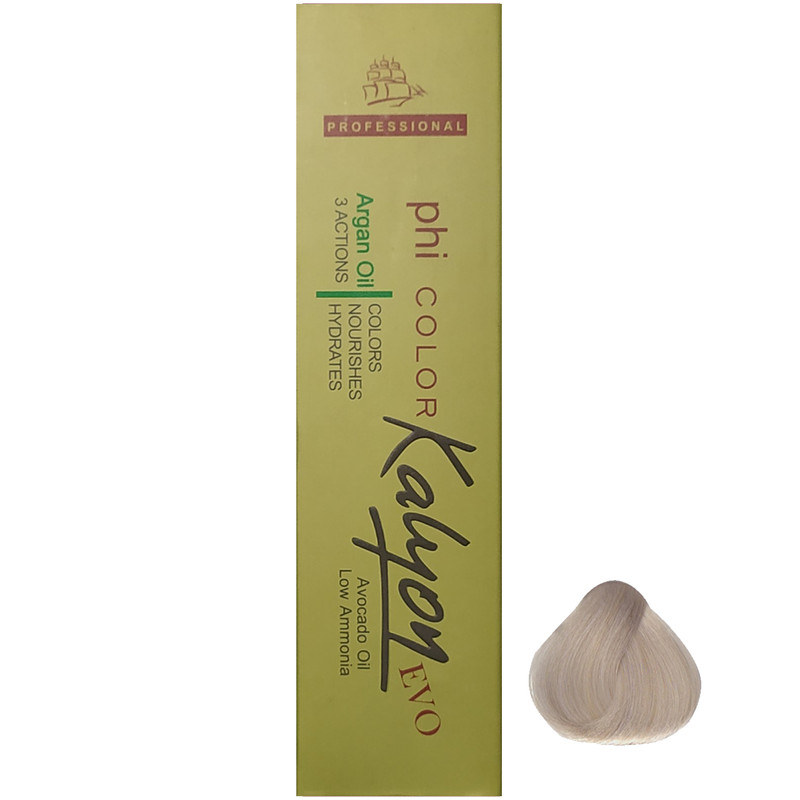 رنگ مو کالیون سری Smoky شماره C10 حجم 125 میلی لیتر رنگ بلوند نقره ای پلاتینه