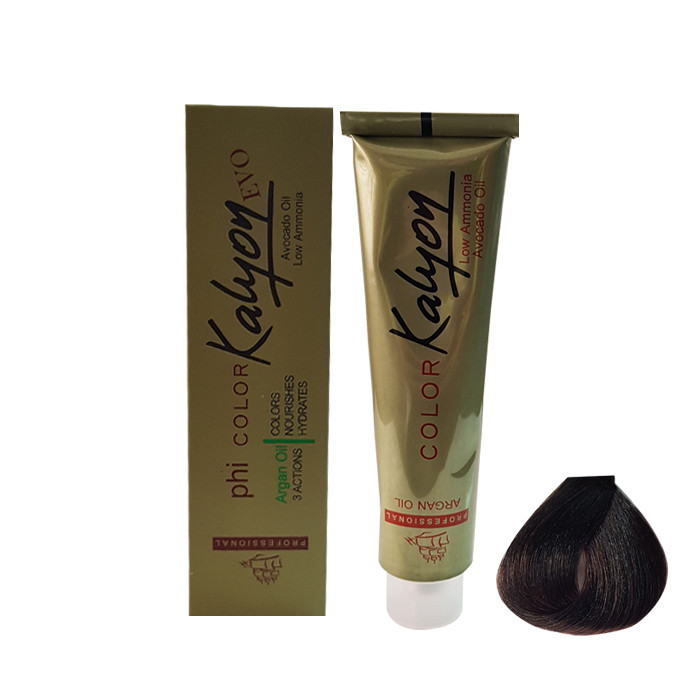 رنگ مو کالیون شماره C3 حجم 125 میلی لیتر رنگ قهوه ای دودی