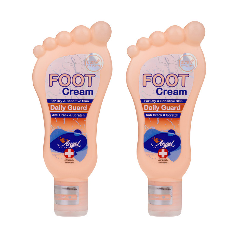 کرم ترک پا انجل کرفت مدل Sensitive حجم 120 میلی لیتر مجموعه 2 عددی