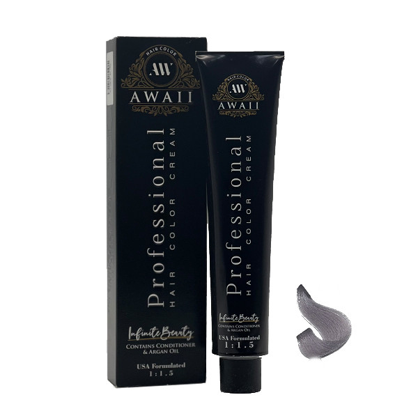 رنگ مو آوایی شماره 0.88 حجم 120 میلی لیتر رنگ نقره ای