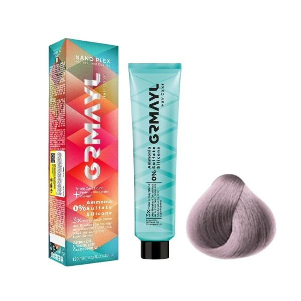 رنگ مو گرمایل شماره 8.12 حجم 120 میلی لیتر رنگ بلوند مرواریدی صدفی روشن