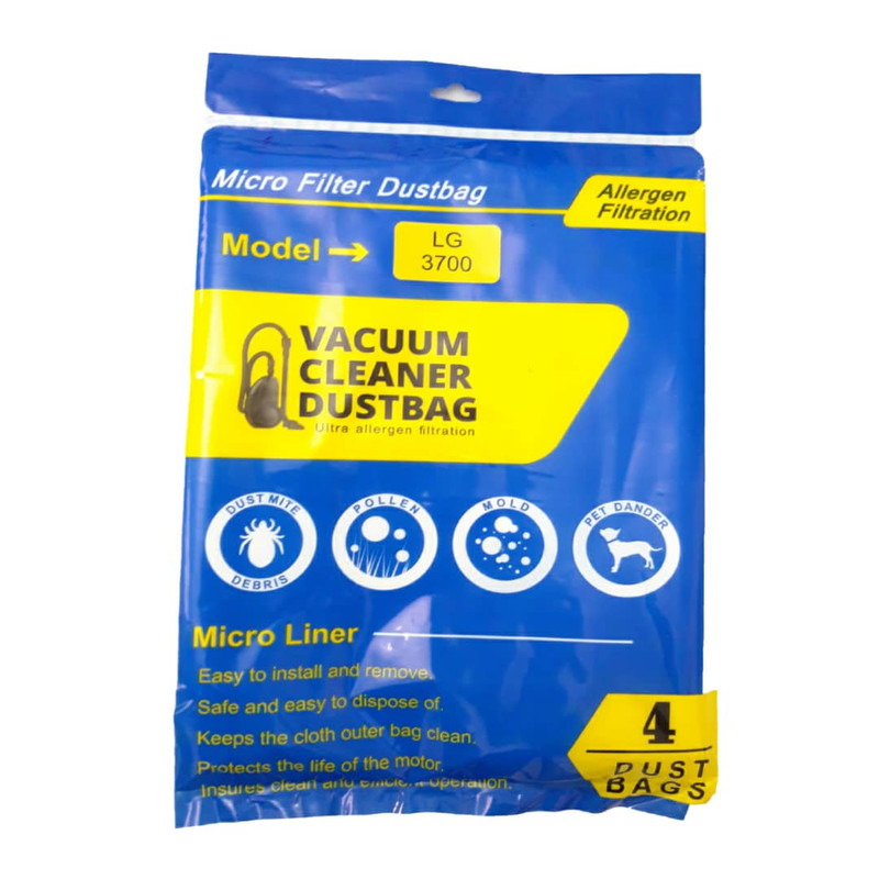 پاکت جاروبرقی مدل میکرو مناسب برای جاروبرقی سینجر بسته 4 عددی