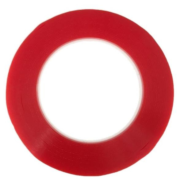 ‌چسب دوطرفه مدل شفاف بی رنگ عرض 5 میلی متر 