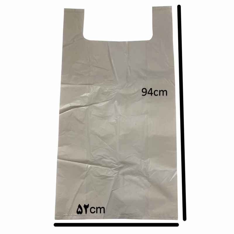 کیسه خرید مدل ضخیم سایز بسیار بزرگ کد 75.95 بسته 1 کیلوگرم