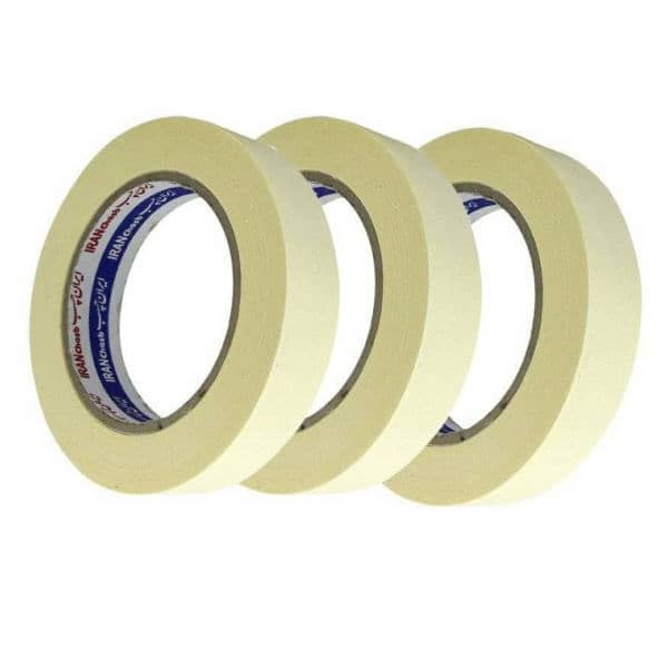 چسب کاغذی ایران چسب مدل باریک عرض 2,5 سانتیمتر بسته 3 عددی