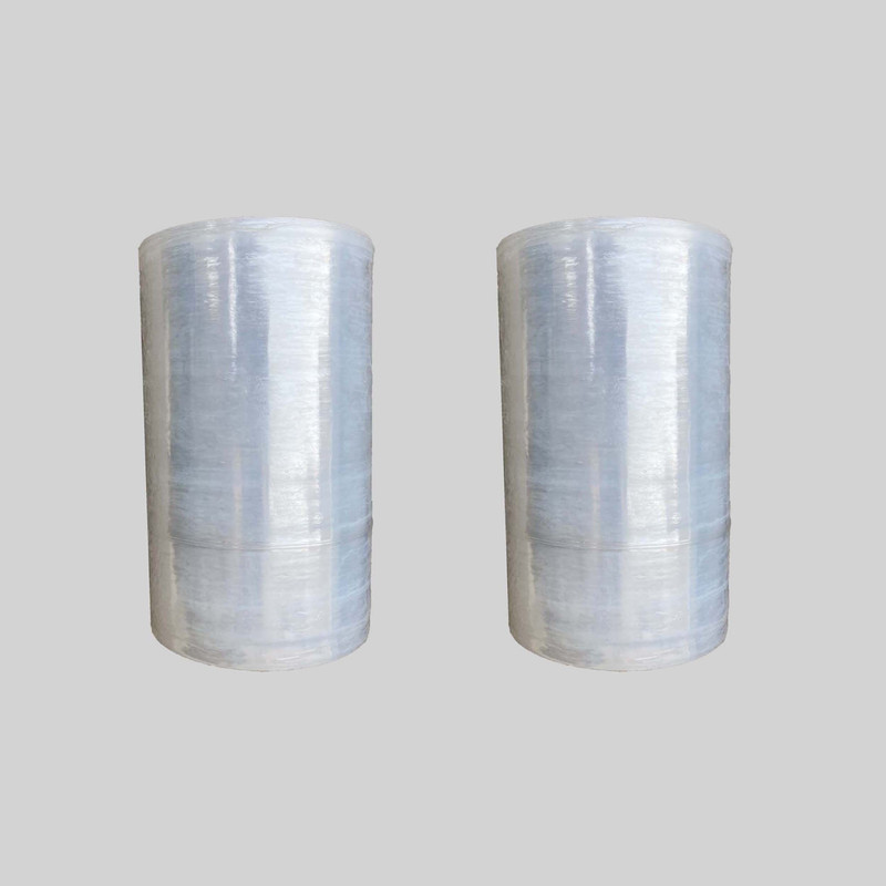 سلفون بسته بندی مدل استرچ صنعتی ضخیم عرض 20 سانتی متر مجموعه 2 عددی