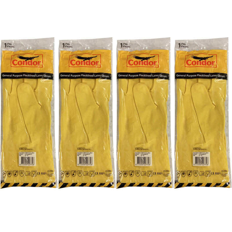 دستکش آشپزخانه کندر مدل ساق کوتاه بسته 4 عددی