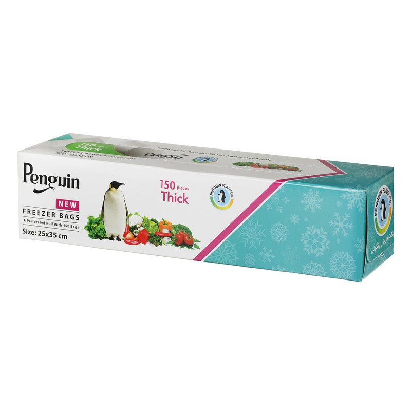 کیسه فریزر پنگوئن مدل 25.35 چهار بسته 150 عددی