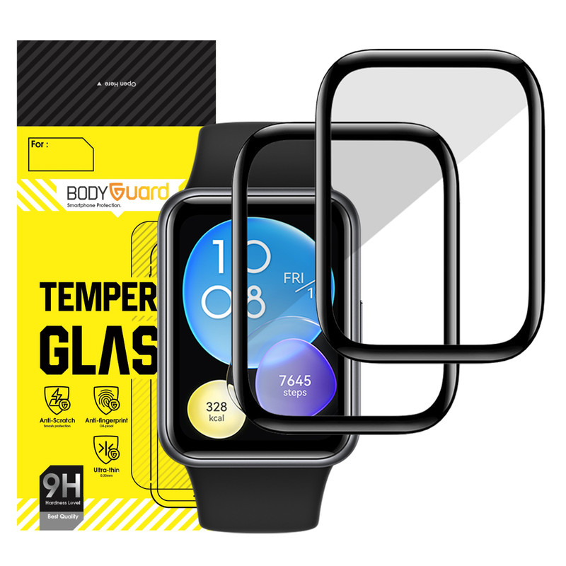 محافظ صفحه نمایش بادیگارد مدل PMMA مناسب برای ساعت هوشمند هوآوی Watch Fit 2 بسته 2 عددی