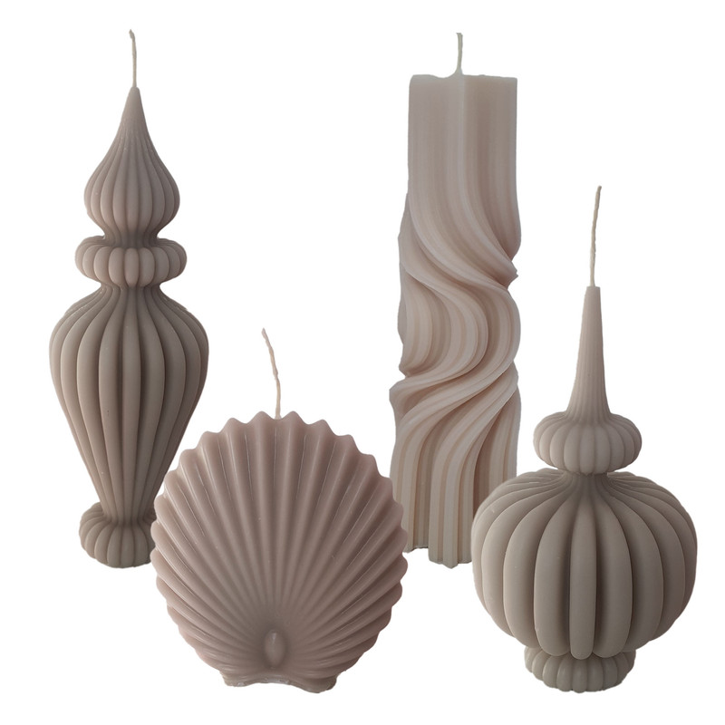 شمع دست ساز مدل G4 مجموعه 4 عددی