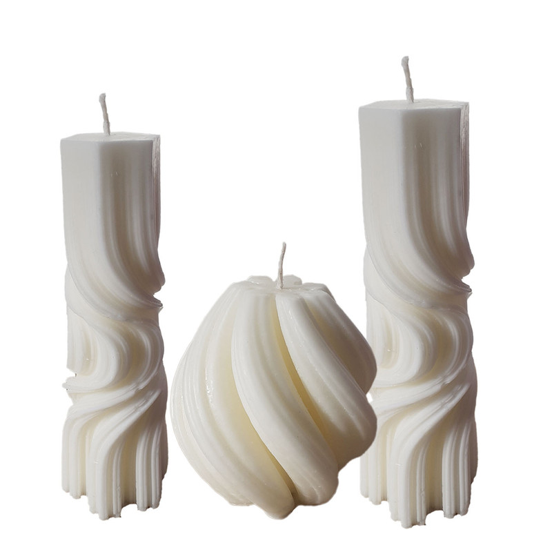 شمع دست ساز مدل GP3 مجموعه 3 عددی