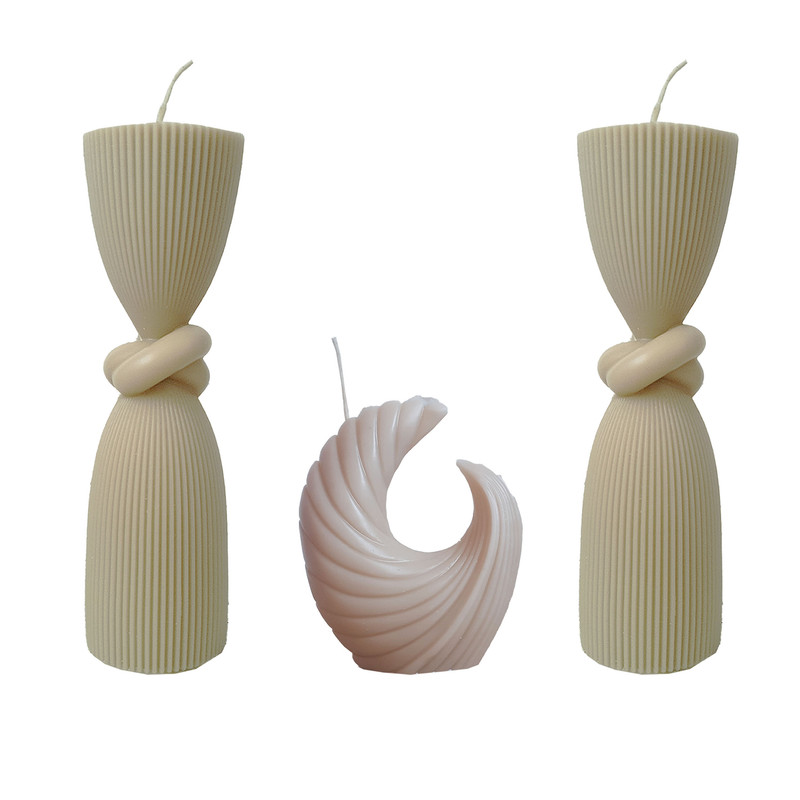 شمع دست ساز مدل DG3 مجموعه 3 عددی