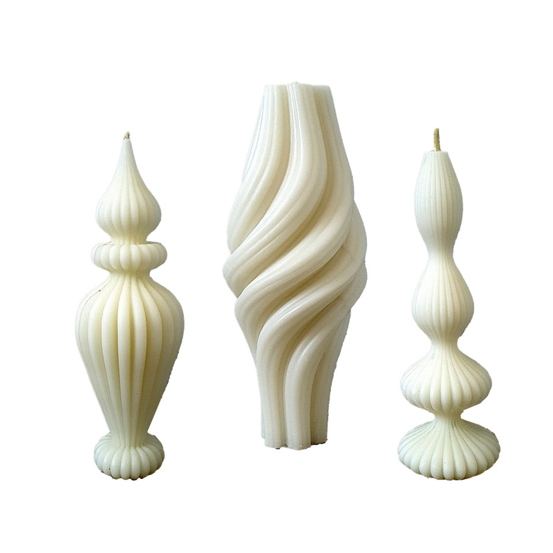 شمع دست ساز مدل B3GO مجموعه 3 عددی