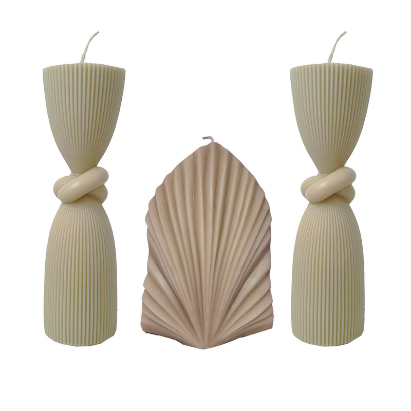 شمع دست ساز مدل NGG3 مجموعه 3 عددی