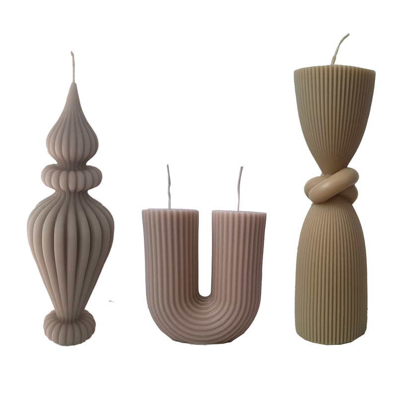 شمع دست ساز مدل UG3 مجموعه 3 عددی