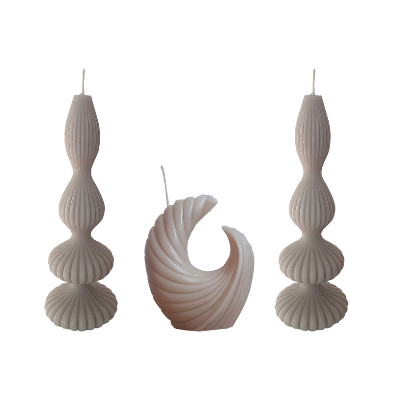 شمع دست ساز مدل DL3 مجموعه 3 عددی