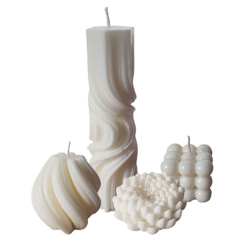 شمع دست ساز مدل GPD4 مجموعه 4 عددی