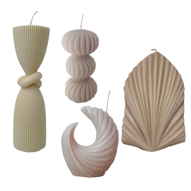 شمع دست ساز مدل Dgn4   مجموعه 4 عددی