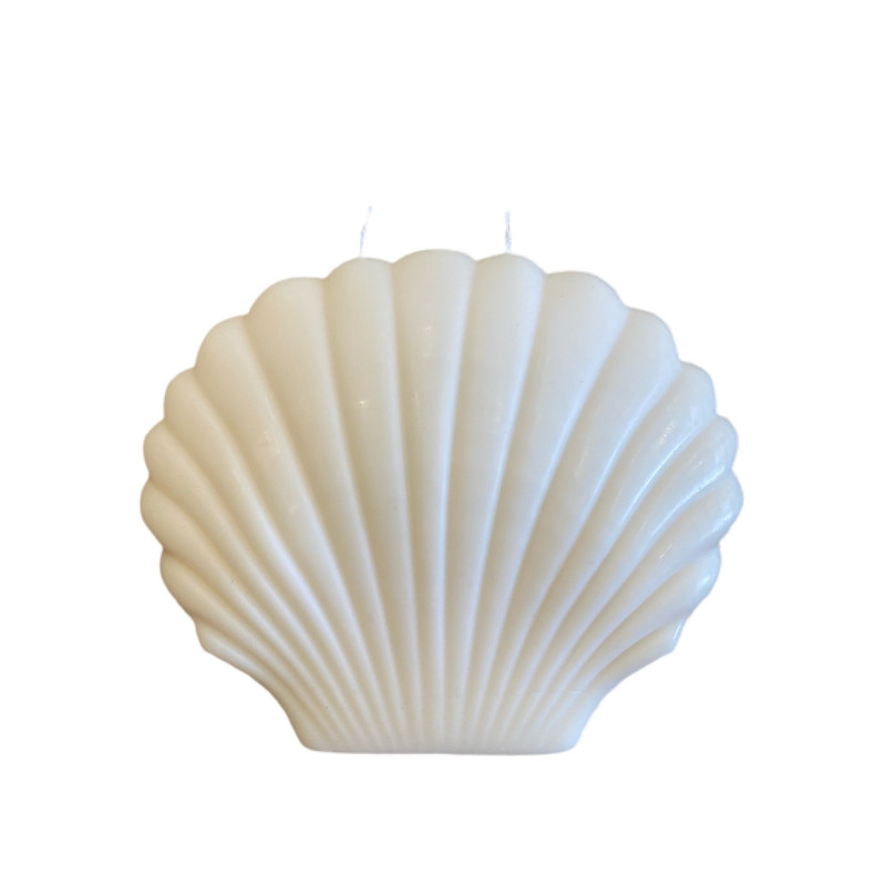 شمع دست ساز مدل صدفی