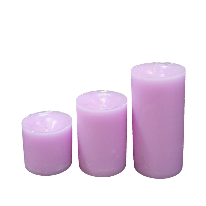 شمع مدل استوانه Rw10 مجموعه سه عددی