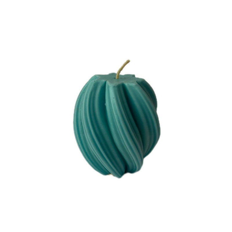 شمع دست ساز مدل گوی طرح ساحل