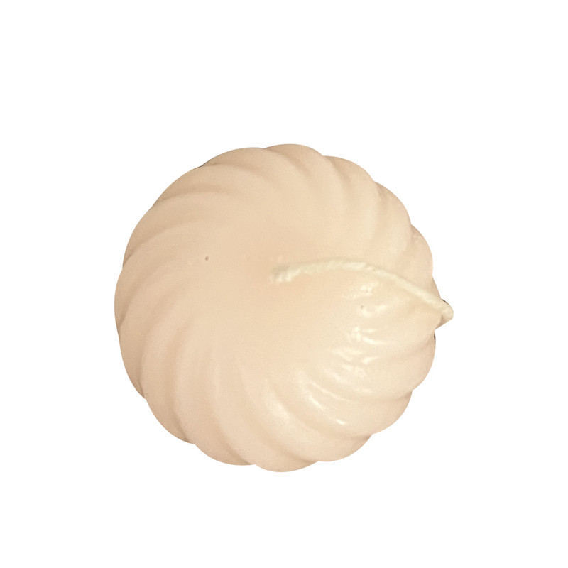 شمع دست ساز مدل گوی طرح شیاردار