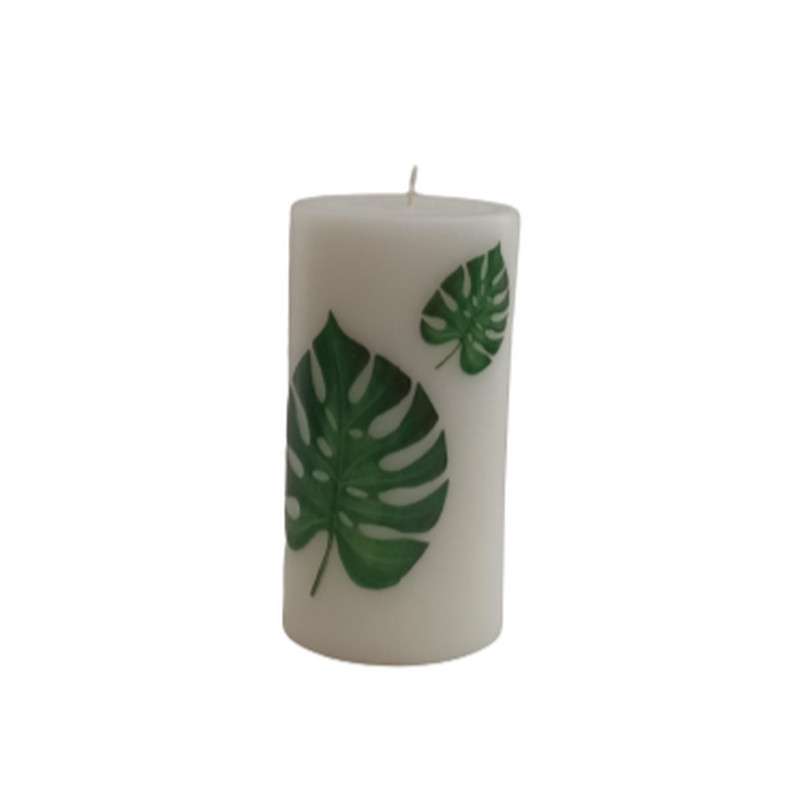 شمع مدل استوانه ای برگ انجیری کد A-01