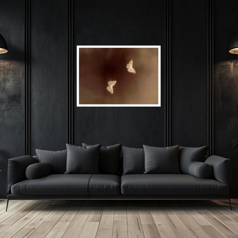 تابلو بکلیت طرح دکوری هنری و مدرن پروانه مدل W-bu5425