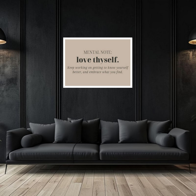 تابلو بکلیت طرح دکوری هنری جمله و متن انگلیسی مدل W-bu5442