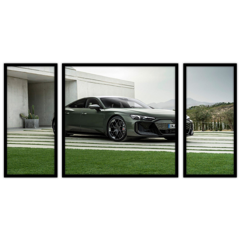 تابلو بکلیت طرح ماشین آئودی  مدل B-bu3147 مجموعه 3 عددی