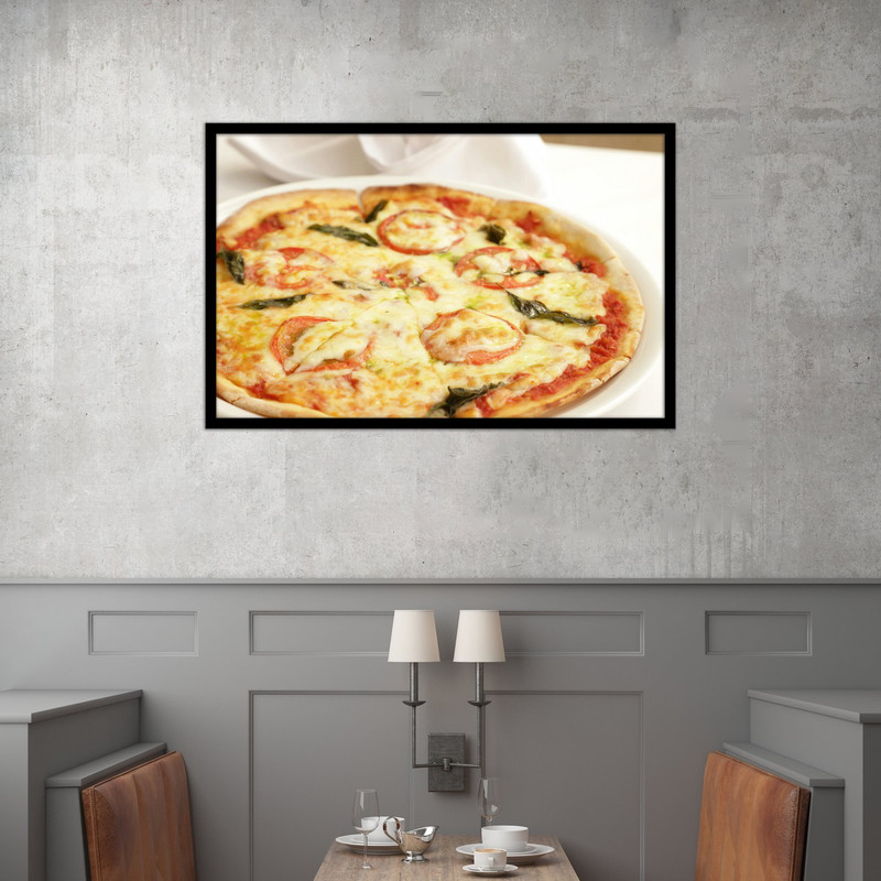 تابلو بکلیت طرح پیتزا  غذا و فست فود مدل B-bu2594