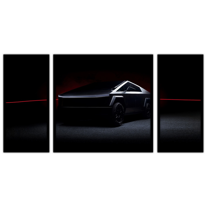 تابلو بکلیت طرح ماشین مدرن مدل B-bu3431 مجموعه 3 عددی