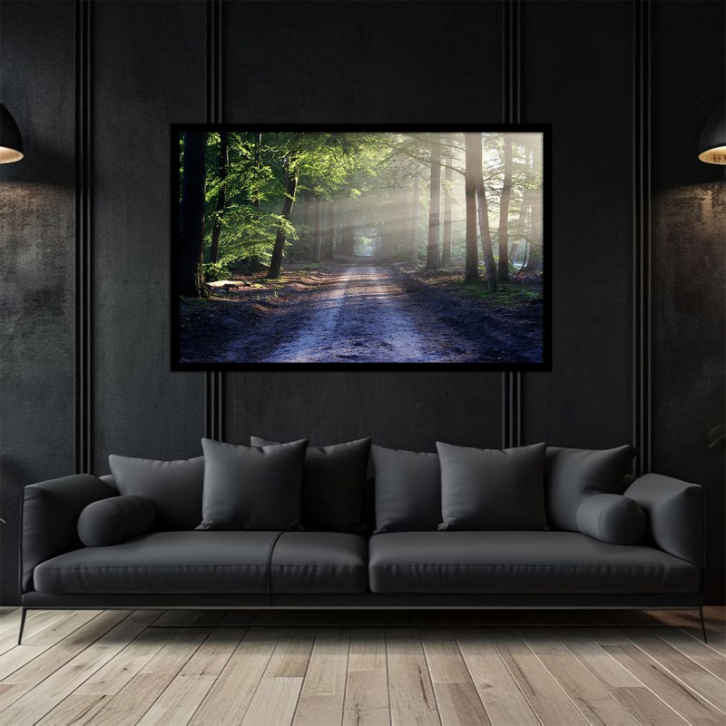 تابلو بکلیت طرح هنری طبیعت و جنگل مدل B-bu5223