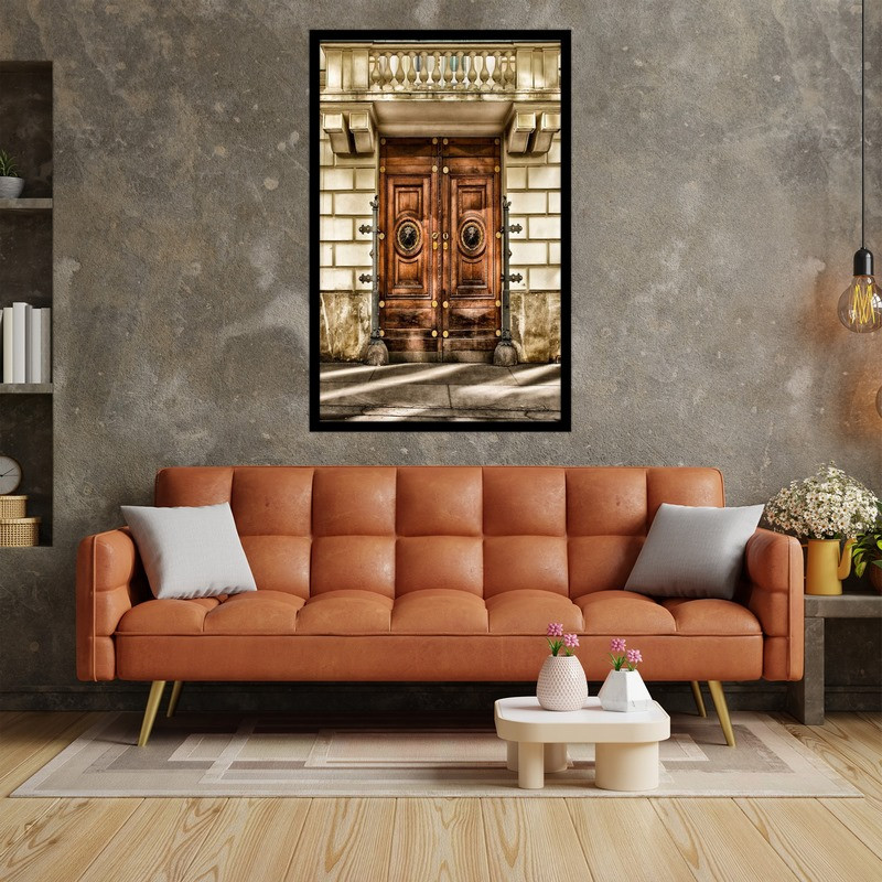 تابلو بکلیت طرح کلاسیک و معماری درب خانه مدل B-bu5154