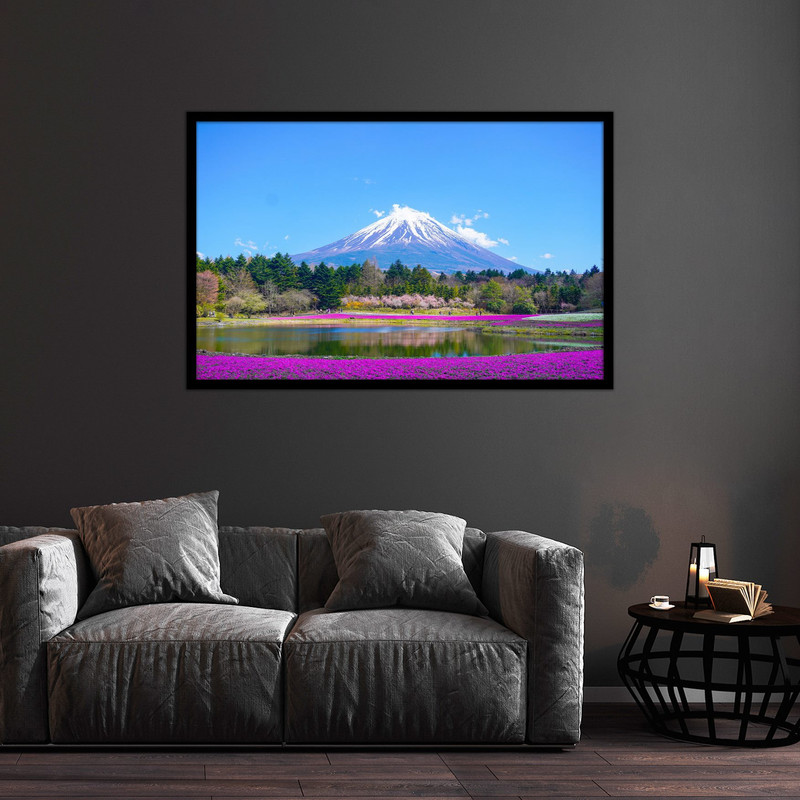 تابلو بکلیت طرح منظره کوه و طبیعت مدل  B-bu2545