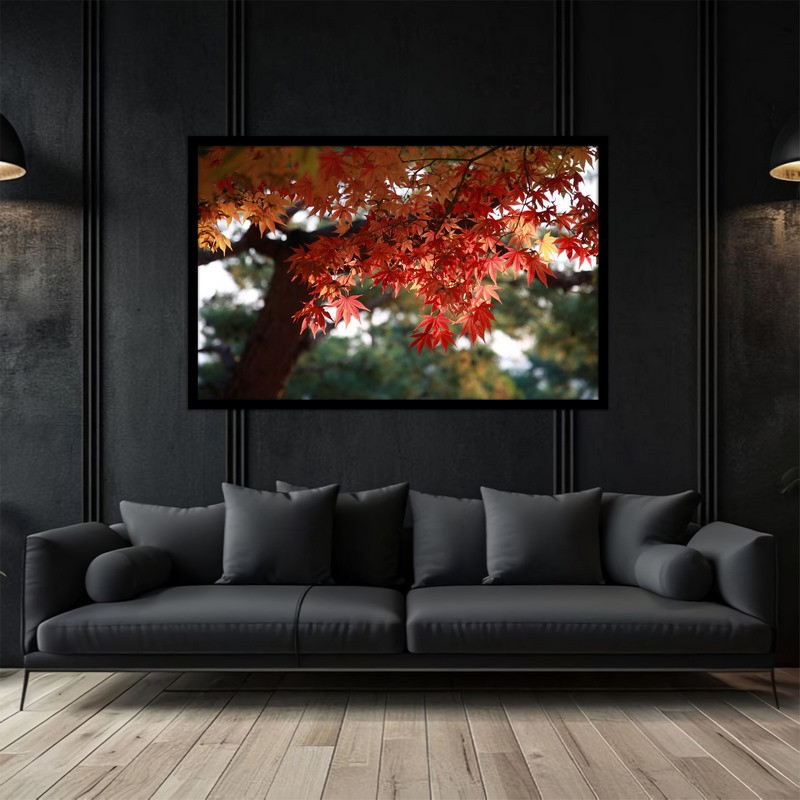 تابلو بکلیت طرح هنری برگ درخت مدل B-bu5012