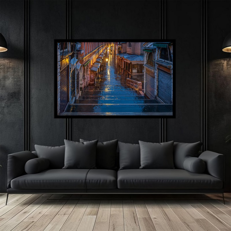 تابلو بکلیت طرح کلاسیک منظره شهری مدل B-bu5026