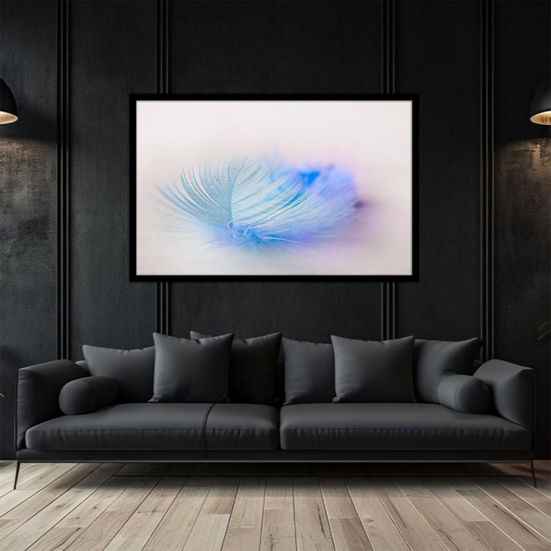 تابلو بکلیت طرح تصویر هنری و مدرن پر پرنده مدل B-bu5079