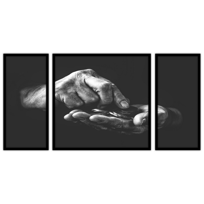 تابلو بکلیت طرح دکوراتیو فقر مدل B-bu3553 مجموعه 3 عددی