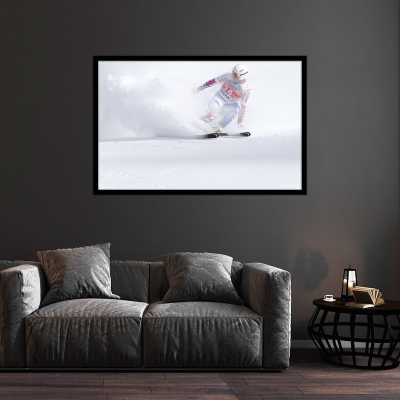 تابلو بکلیت طرح ورزشی اسکی مدل B-bu1399